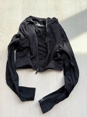 SET Active Black Full-Zip Athletic Sculptflex Jacket